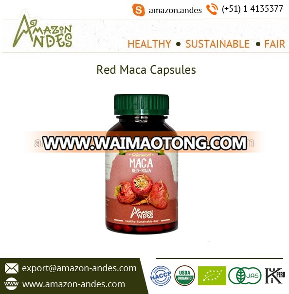 Certificate Organic Maca Extract Capsules